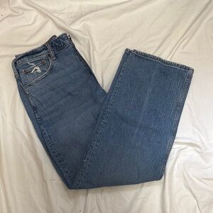 Abercrombie & Fitch Curve Love High Rise Relaxed Jeans